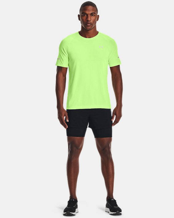Men's UA RUSH™ Run 2-in-1 Shorts, Black, pdpMainDesktop image number 0